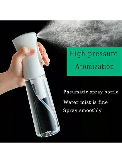 6pcs/1pc Continuous Spray Bottle, Fine Mist Empty Small Spray Bottle, Water & Alcohol Cleaning Spray Bottle, Suitable For Curly Hair Styling Products, Plants (Black)