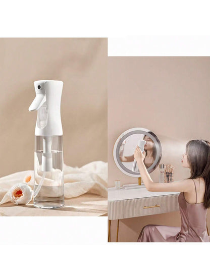 6pcs/1pc Continuous Spray Bottle, Fine Mist Empty Small Spray Bottle, Water & Alcohol Cleaning Spray Bottle, Suitable For Curly Hair Styling Products, Plants (Black)