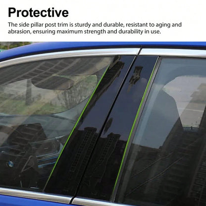 6pcs Black Window Pillar Post Door Trim Cover Set Malibu 2016-2021 KLZK