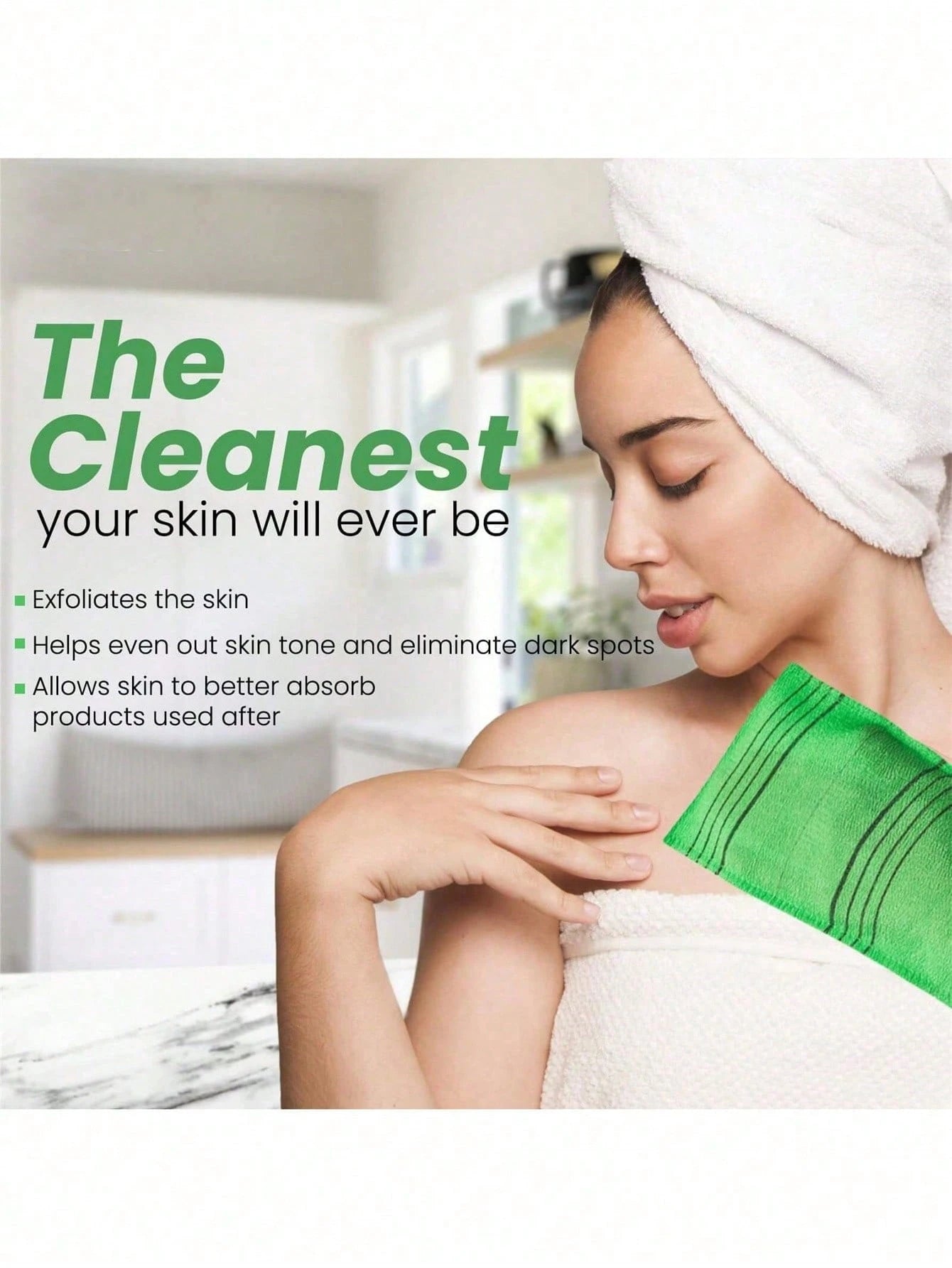 6pcs Exfoliating Towels, Korean Exfoliating Gloves, Colorful Korean Exfoliating Cloths, Removes Dryness, Large Size Exfoliating Body Scrub, Exfoliating Bathing Body Scrub Gloves, Callus Remover Gloves
