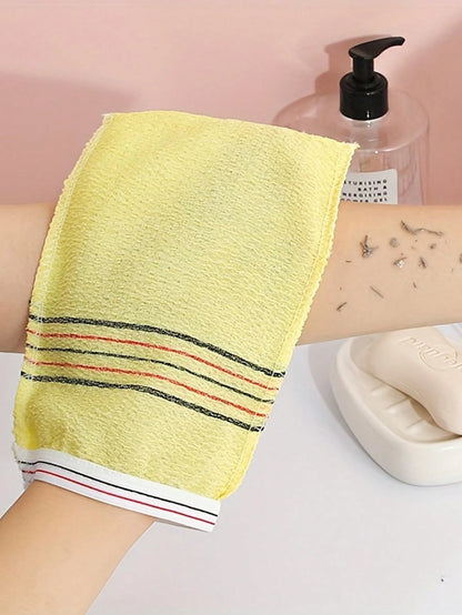 6pcs Exfoliating Towels, Korean Exfoliating Gloves, Colorful Korean Exfoliating Cloths, Removes Dryness, Large Size Exfoliating Body Scrub, Exfoliating Bathing Body Scrub Gloves, Callus Remover Gloves