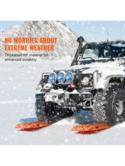 7/10 TON Traction Boards With TPR Or PP Material, Recovery Boards For Off-Road Vehicles/Cars/Pickups/SUVs/RVs, Pair Tire Traction Mats On Snow, Sand, Mud And Loose Terrain, Storage Bags