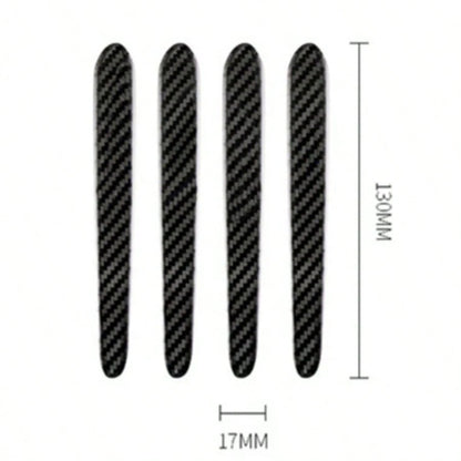 8-Piece Carbon Fiber Car Door Handle Protector- Anti-Scratch, Durable Synthetic Rubber Material, Oil-Rubbed Finish, Fits Most Car Door Handles, Including, Chevrolet, And Audi.