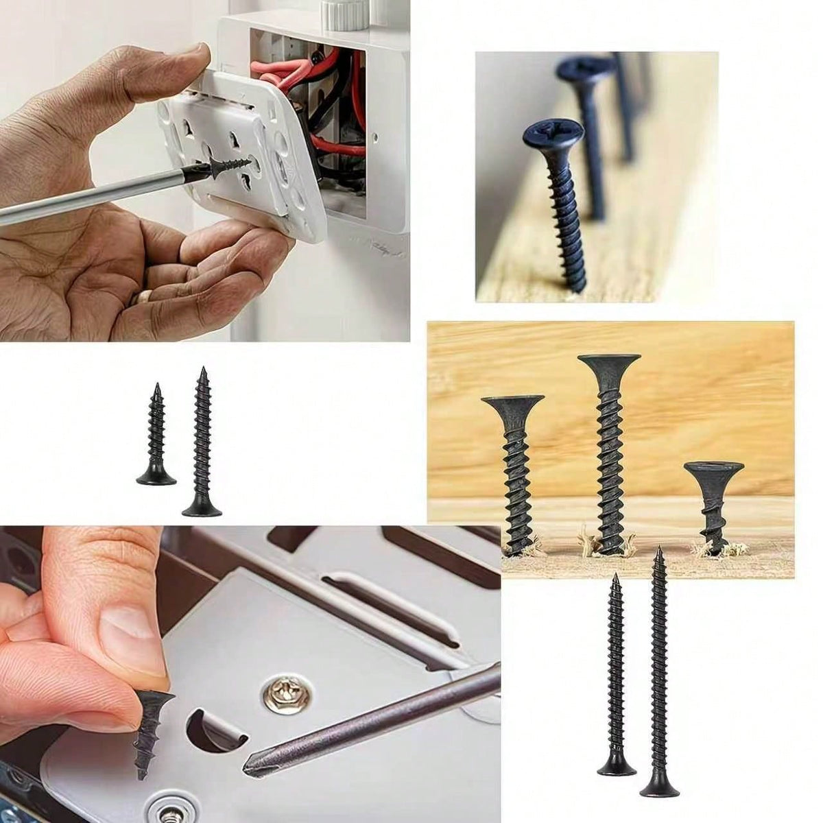 800pcs Self-Tapping Screw Set, Multiple Sizes And Styles Available, Comes With Storage Organizer Box, Convenient For Storage And Retrieval, Suitable For Daily Maintenance, Installation, Replacement An