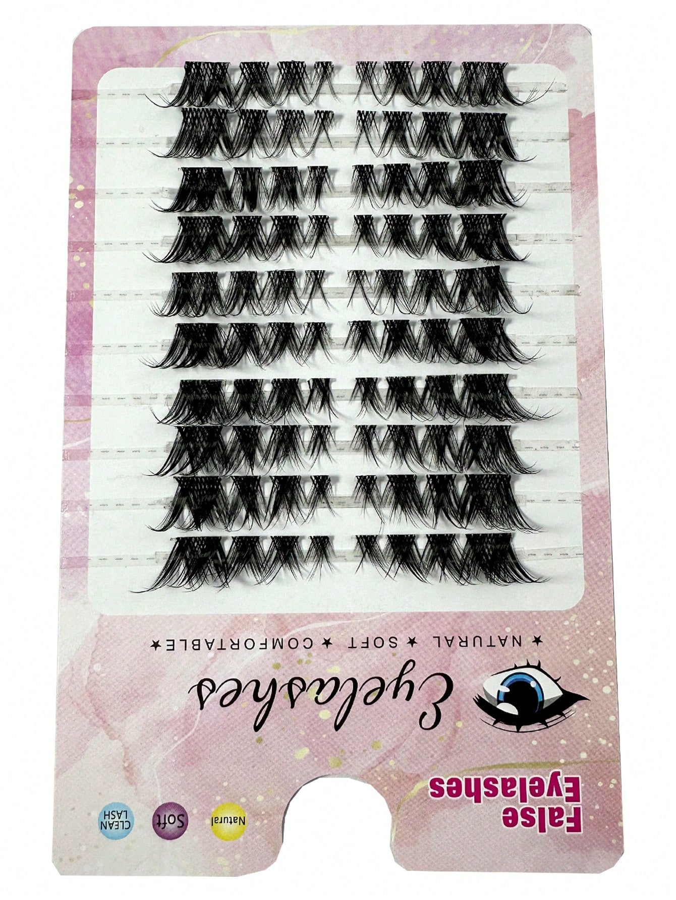 80pcs (8-15mm) Fox Eye D-Curl Mink Eyelash Extension Set, Natural Soft, Create Long Beautiful Lashes. Eyelash Clusters, Single Lashes, False Eyelashes, False Eyelashes