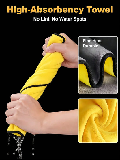 8PCS Car Interior Cleaning Detailing Kit, Car Accessories, Non‑Sticky Cleaning Gel, Gap Detailing Brushes, Boar Hair Brush, Dual‑Head Vent Cleaning Brush, Microfiber Towel With Storage Bag For Car Tru