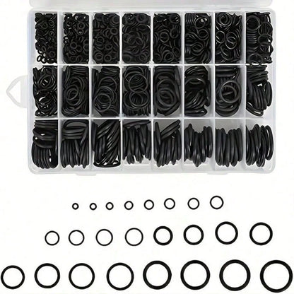950pcs/225/1200pcsNitrile Rubber O-Rings, Heat And Oil Resistant, With A Hardness Of 70A, Featuring 24 Different Specifications Of Synthetic Rubber Seals, Suitable For High-Pressure Cleaning Machine P