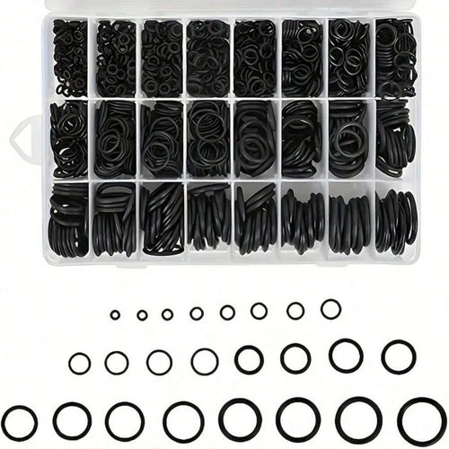 950pcs/225/1200pcsNitrile Rubber O-Rings, Heat And Oil Resistant, With A Hardness Of 70A, Featuring 24 Different Specifications Of Synthetic Rubber Seals, Suitable For High-Pressure Cleaning Machine P