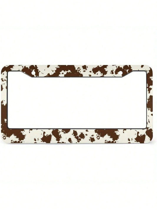 A Universal 2D Aluminum Alloy License Plate Frame-A Must-Have For Girls! Rust-Resistant And Smooth, Includes Screws.Fits Sedans SUV Pickups Commercial Vehicles Car Decor,Valentines Gift,Birthday Gifts