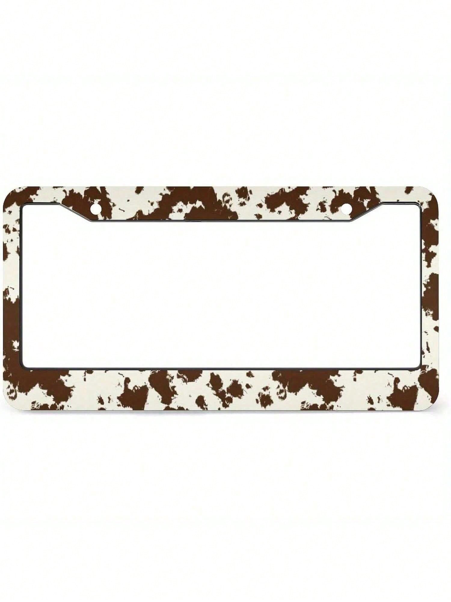 A Universal 2D Aluminum Alloy License Plate Frame-A Must-Have For Girls! Rust-Resistant And Smooth, Includes Screws.Fits Sedans SUV Pickups Commercial Vehicles Car Decor,Valentines Gift,Birthday Gifts