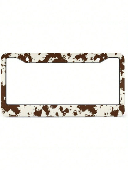 A Universal 2D Aluminum Alloy License Plate Frame-A Must-Have For Girls! Rust-Resistant And Smooth, Includes Screws.Fits Sedans SUV Pickups Commercial Vehicles Car Decor,Valentines Gift,Birthday Gifts