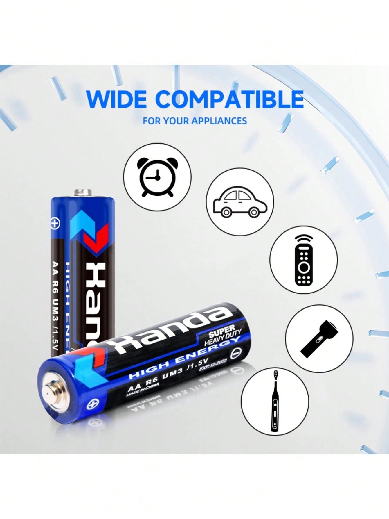 AA/AAA 1.5V Carbon-Zinc Disposable Batteries For LED String Lights, Toys, Remotes, Clocks, Microphones, Compatible For Christmas, Valentine's Day Gifts