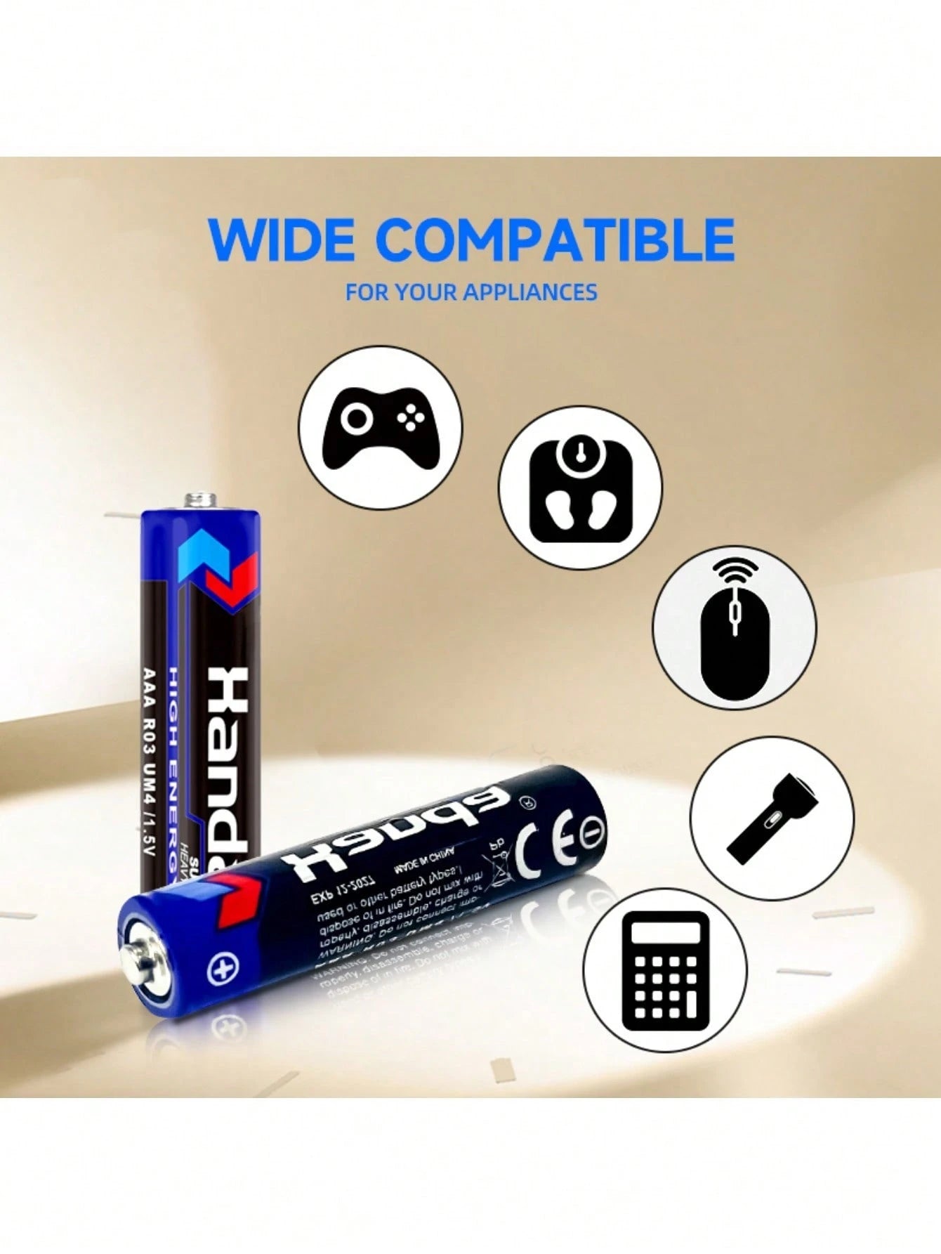 AA/AAA 1.5V Carbon-Zinc Disposable Batteries For LED String Lights, Toys, Remotes, Clocks, Microphones, Compatible For Christmas, Valentine's Day Gifts