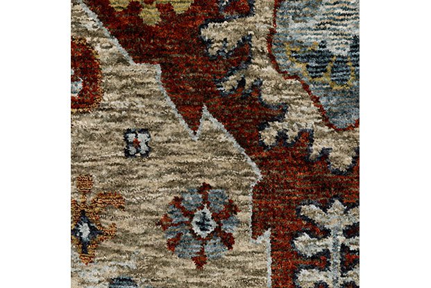Oriental Weavers Area Rugs Aberdeen Area Rugs 1143H Red Persian By OW Rugs In 8 Sizes