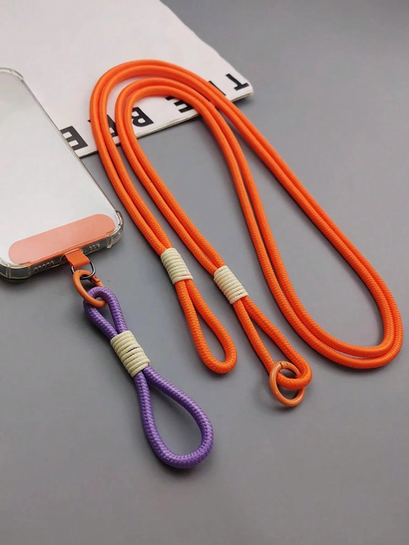 Adjustable Detachable Outdoor Long Strap Phone Case, Universal Fit, Made Of Polyamide Material, With Short Strap, Suitable For Hiking Gifts For Mother, Family, Friends, Birthday, Holiday Phone Charm