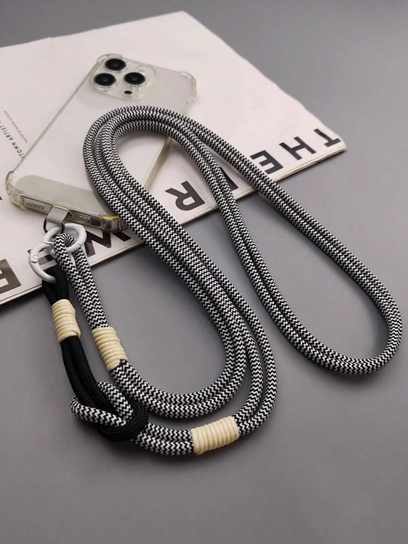 Adjustable Detachable Outdoor Long Strap Phone Case, Universal Fit, Made Of Polyamide Material, With Short Strap, Suitable For Hiking Gifts For Mother, Family, Friends, Birthday, Holiday Phone Charm