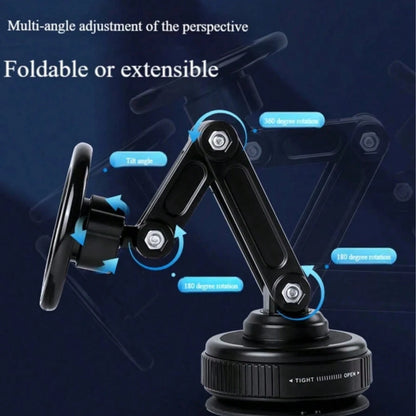 Adjustable Magnetic Suction Cup Bracket Car Phone Holder 2026 New Powerful Magnetic Car Mount, Vacuum Suction Cup Mobile Phone Holder, Folding Dashboard 360-Degree Rotating Adsorption Navigation Brack