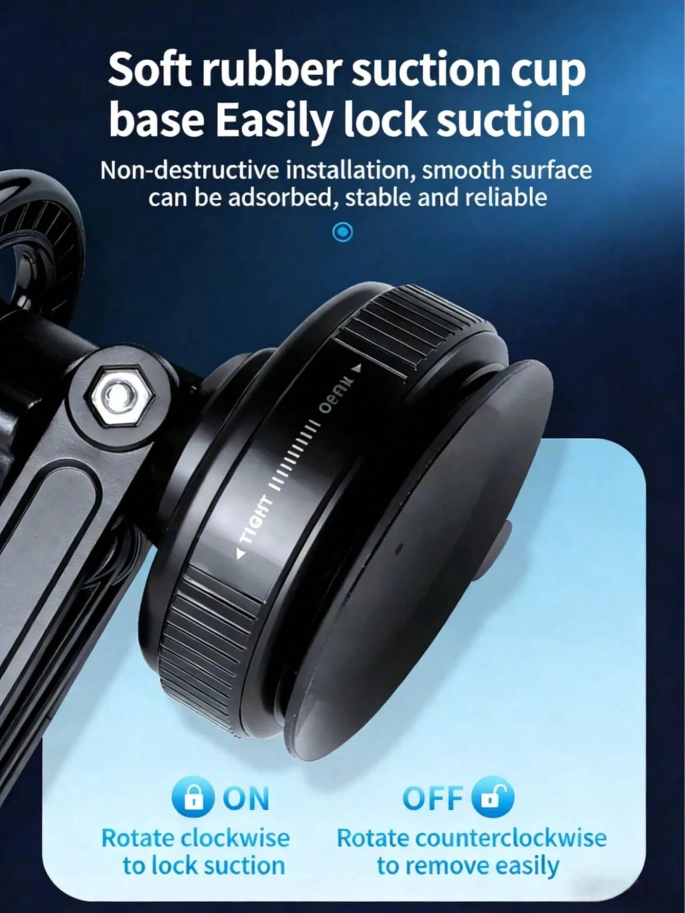 Adjustable Magnetic Suction Cup Bracket Car Phone Holder 2026 New Powerful Magnetic Car Mount, Vacuum Suction Cup Mobile Phone Holder, Folding Dashboard 360-Degree Rotating Adsorption Navigation Brack