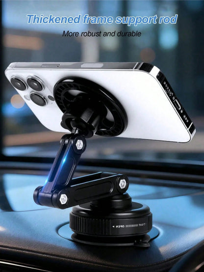 Adjustable Magnetic Suction Cup Bracket Car Phone Holder 2026 New Powerful Magnetic Car Mount, Vacuum Suction Cup Mobile Phone Holder, Folding Dashboard 360-Degree Rotating Adsorption Navigation Brack