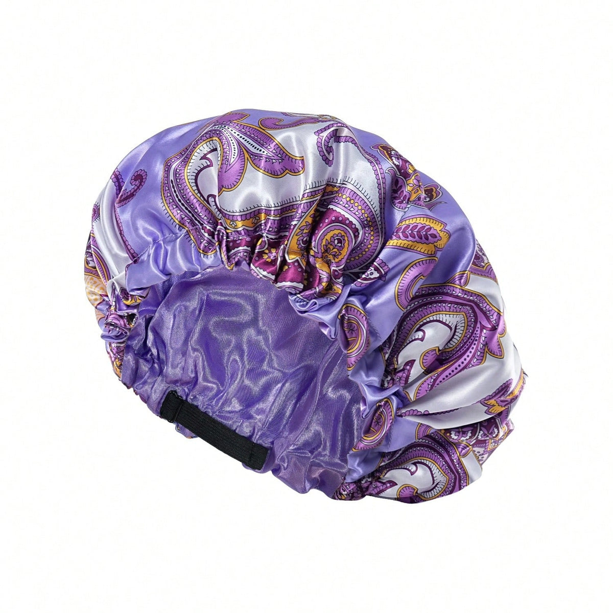 Adjustable Satin Double Layer Sleep Cap, Extra Large Printed Hair Protection Cap, Super Soft Women's Chemotherapy Cap