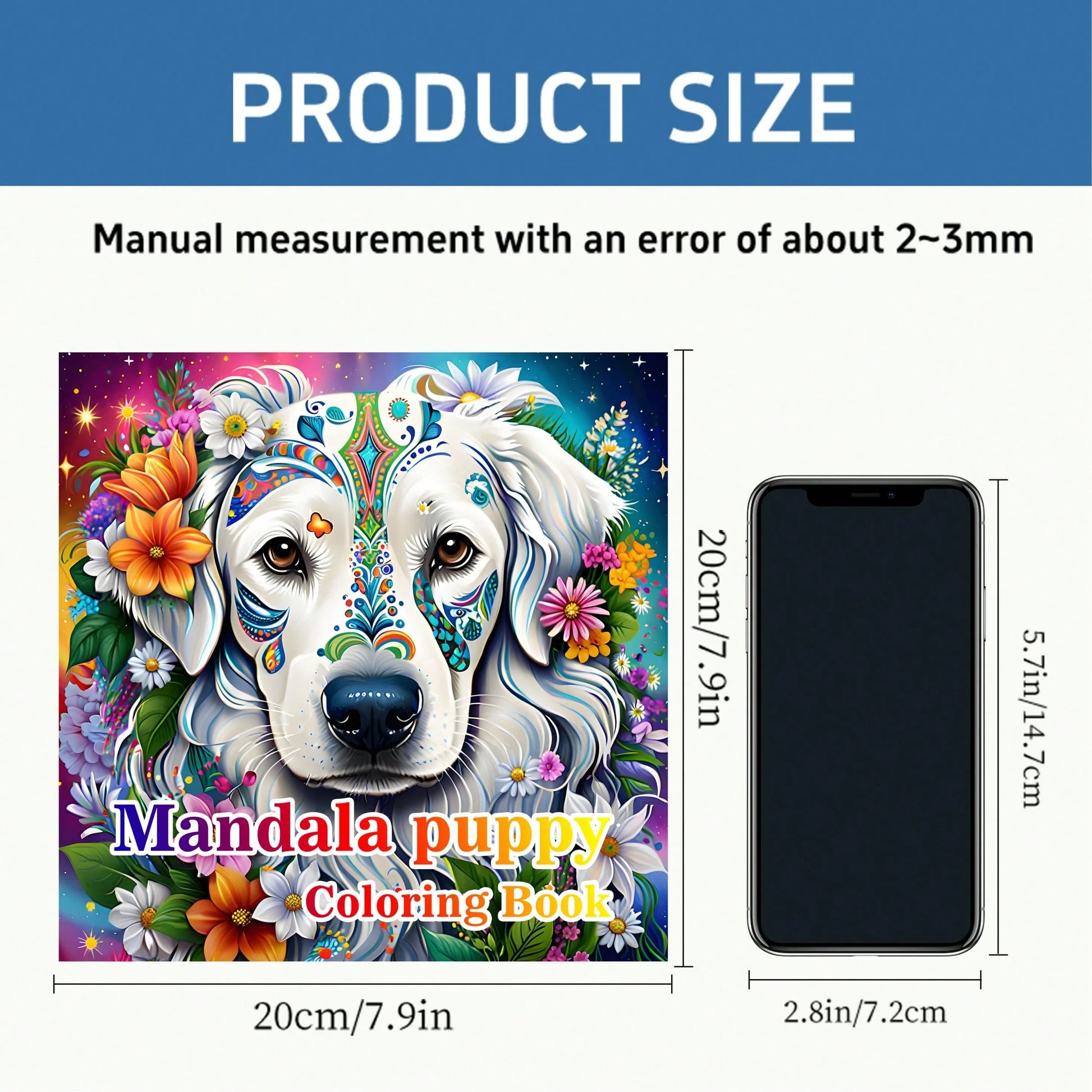 Adult And Teen Coloring Book- Mandala & Cute Puppy Theme, Blending Art And Nature Elements For A Vibrant Coloring Experience. Unique And Creative Style, Suitable For Daily Relaxation And Stress Relie