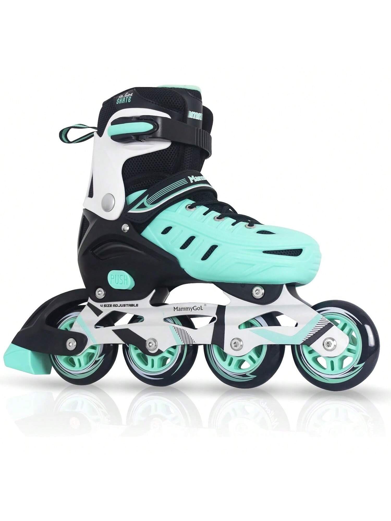 Adults Adjustable Inline Skates, Safe And Durable Roller Skates With Giant Wheels, High Performance Professional Skates For Men Women