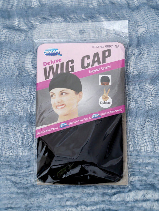 alicegarden 1pc 6-Inch Black Hair Net Wig Cap Hair Accessory
