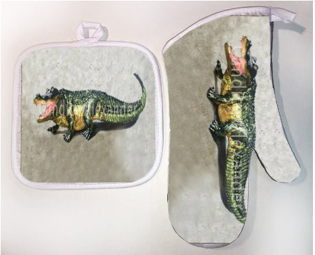 Pot Holder & Oven Mitt Set