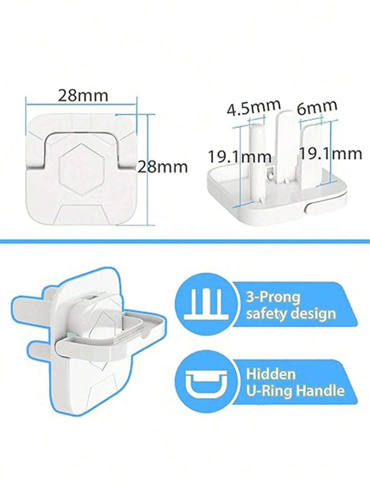 American Standard Socket Cover With Hidden Pull Handle To Prevent Baby From Touching And Protect Power Plugbaby Shower Family Decorations Gifts