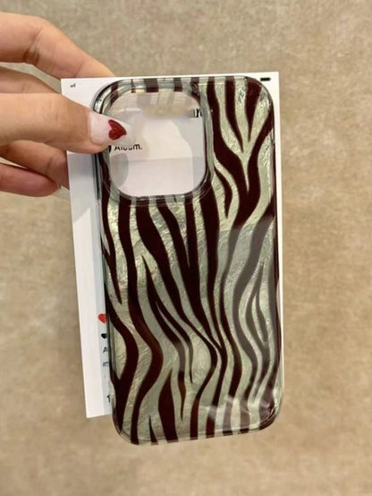 American Zebra Stripe Pattern Phone Case Compatible With IPhone 17/16/15/14 Pro Max/13 Pro/12/11, New INS Fashion Women's Creative Protective Cover