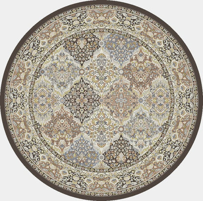 Dynamic Area Rugs Ancient Garden Area Rugs 57008-3235 Brown  Poly 17 Sizes Belgium