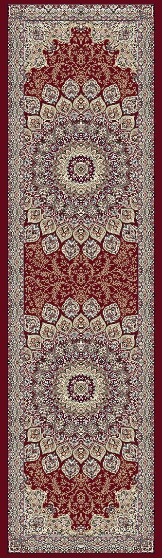 Dynamic Area Rugs Ancient Garden Area Rugs 57090-1484 Red100% Poly Belgium 13 Sizes