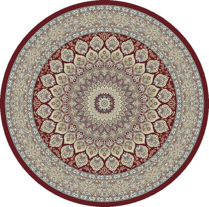 Dynamic Area Rugs Ancient Garden Area Rugs 57090-1484 Red100% Poly Belgium 13 Sizes