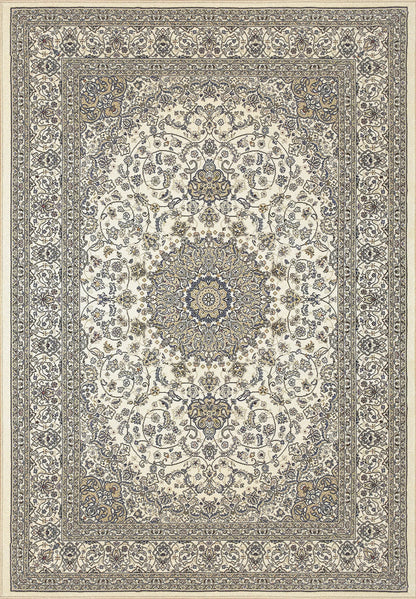 Dynamic Area Rugs Ancient Garden Area Rugs 57119-6464 Ivory 100% Poly Belgium 17 Sizes