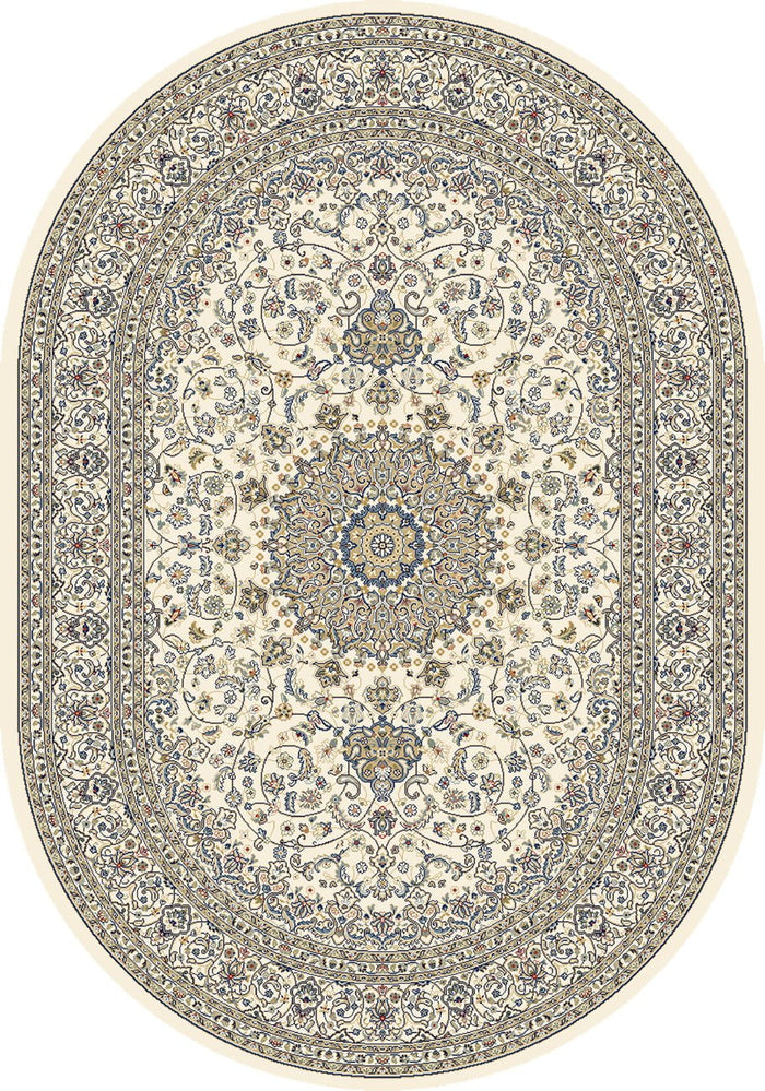 Dynamic Area Rugs Ancient Garden Area Rugs 57119-6464 Ivory 100% Poly Belgium 17 Sizes
