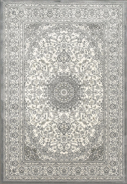 Dynamic Area Rugs Ancient Garden Area Rugs 57119-6656 Ivory 100% Poly Belgium 17 Sizes