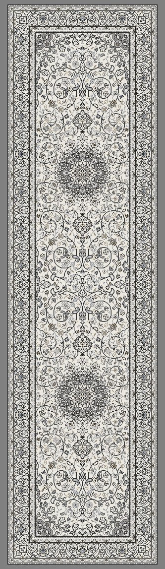 Dynamic Area Rugs Ancient Garden Area Rugs 57119-6656 Ivory 100% Poly Belgium 17 Sizes
