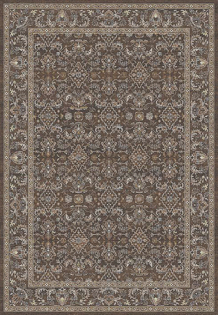 Dynamic Area Rugs Ancient Garden Area Rugs 57276-3235 Brown Poly 17 Sizes Belgium