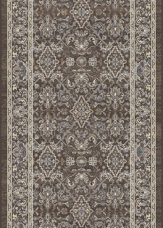 Dynamic Area Rugs Ancient Garden Area Rugs 57276-3235 Brown Poly 17 Sizes Belgium