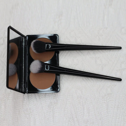 Angled Large Cut Crease Concealer Brush, Blush Brush/ Multiple Colors Available/ Brush Head Shape Fits Facial Contour, Angled Shape And Large Cut Crease Curve Make Operation More Efficient/ Precise