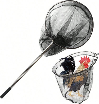 Animal Catching Net Pole Trap Tool, Chicken Catcher, Leg Hook Trapping Kit, Animal Control Catching Pole.Suitable For Catching Cats, Birds, Poultry, And Small Animals.Ideal For Farm And Backyard Use.F