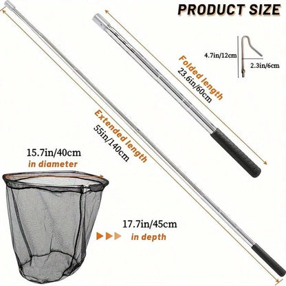 Animal Catching Net Pole Trap Tool, Chicken Catcher, Leg Hook Trapping Kit, Animal Control Catching Pole.Suitable For Catching Cats, Birds, Poultry, And Small Animals.Ideal For Farm And Backyard Use.F