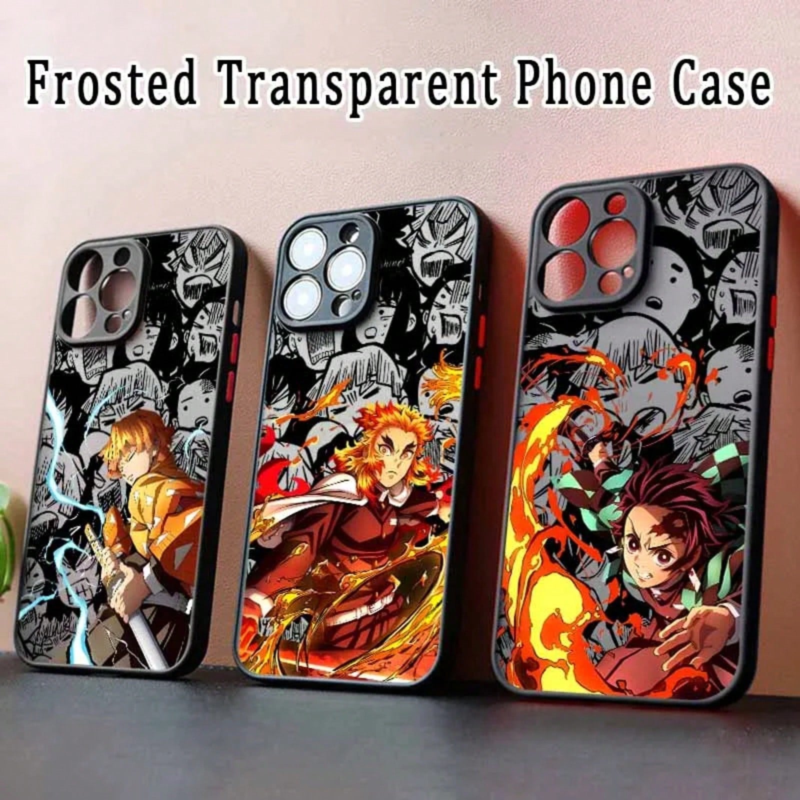 Anime For IPhone 17 Air 16E 16 15 14 13 12 11 8 7 Mini Pro Max Plus Frosted Translucent Soft Phone Case