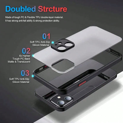Anime For IPhone 17 Air 16E 16 15 14 13 12 11 8 7 Mini Pro Max Plus Frosted Translucent Soft Phone Case