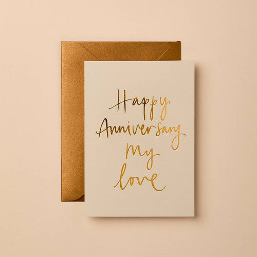 Anniversary Card | Modern Foil Stationery