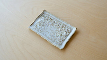 Antique Floral Tray