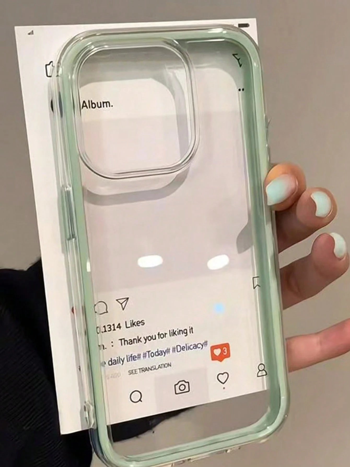 Apple Fashion Phone Case, High-End Texture, 3-In-1 Thickened Hard Material, Colorful Solid Color Frame, Personalized Creative Pink, White, Black, Blue, Green, Minimalist Anti-Drop Full Coverage Transp