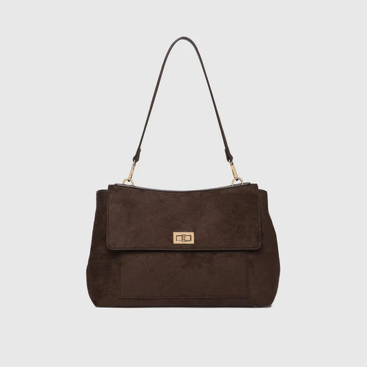 Arden Suedette Shoulder Bag