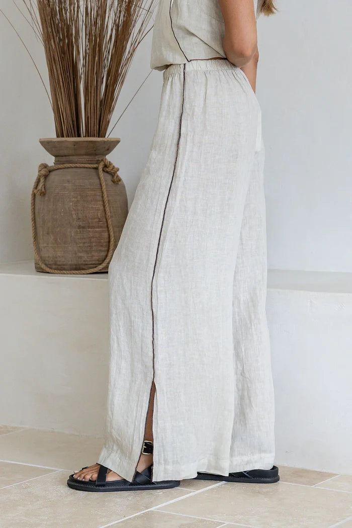 Ariosa Pant - Sand & Mocha