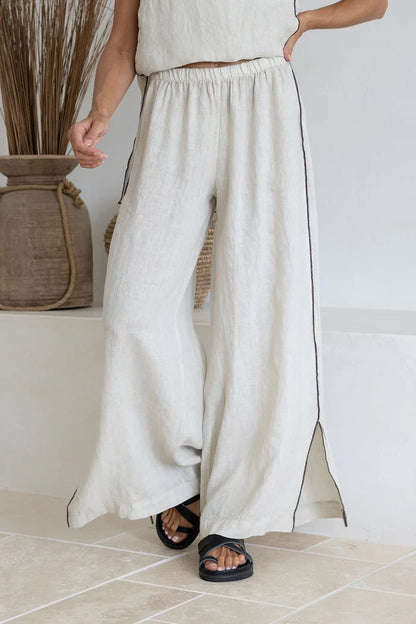 Ariosa Pant - Sand & Mocha